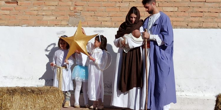 Entrevista. Belén Viviente y bocadillo solidario en la Parroquia del Cristo del Amparo