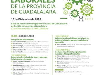 Impulsa Guadalajara organiza el II Foro de Relaciones Laborales el próximo 15 de diciembre 6 Impulsa Guadalajara organiza el II Foro de Relaciones Laborales el próximo 15 de diciembre