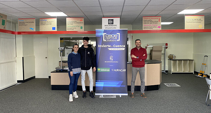 Invierte en Cuenca visita la franquicia Mail Boxes en Tarancón para colaborar en su puesta en marcha
