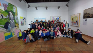 La familia Andrea ha visitado la Fundación Antonio Pérez en las sedes de Cuenca capital y también el museo de Obra Gráfica de San Clemente