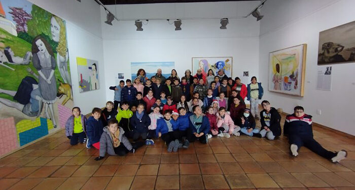 La familia Andrea ha visitado la Fundación Antonio Pérez en las sedes de Cuenca capital y también el museo de Obra Gráfica de San Clemente