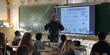 La Guardia Civil de Guadalajara ha impartido 146 talleres durante el primer trimestre del curso escolar 20232024