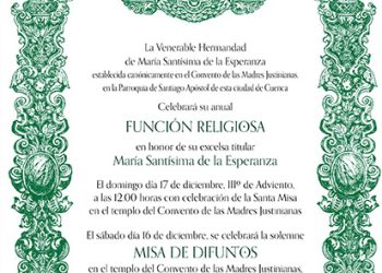 La V. H. de María Santísima de la Esperanza celebra este fin de semana sus solemnes Cultos anuales