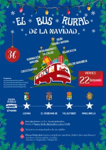 Ledaña, El Herrumblar, Villalpardo y Minglanilla compartirán belenes, iluminación, música y dulces con el ‘Bus Rural de la Navidad’