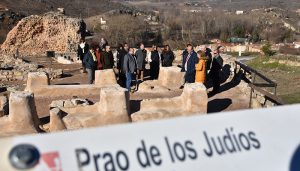 Los trabajos en el Prao de los Judíos de Molina han consolidado elementos característicos de la sinagoga y del gran edificio y restituir los elementos del lagar y el aljibe