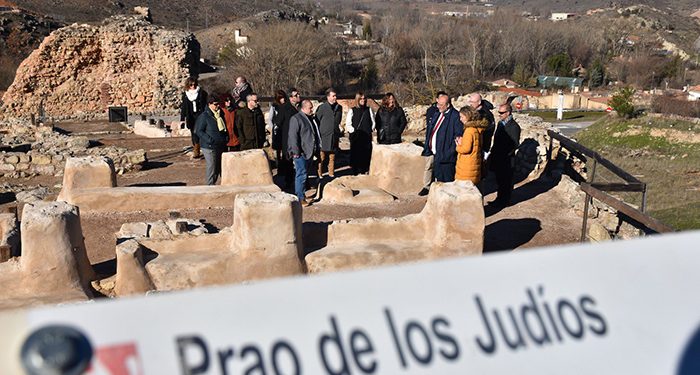 Los trabajos en el Prao de los Judíos de Molina han consolidado elementos característicos de la sinagoga y del gran edificio y restituir los elementos del lagar y el aljibe 1 Los trabajos en el Prao de los Judíos de Molina han consolidado elementos característicos de la sinagoga y del gran edificio y restituir los elementos del lagar y el aljibe
