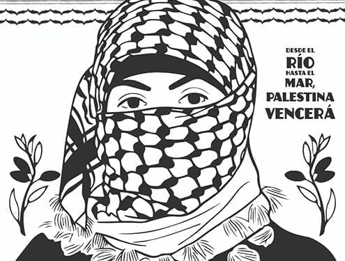 Manifestación en Cuenca en solidaridad con Palestina y contra el colonialismo israelí