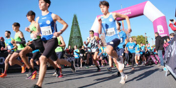 Más de 350 corredores en la quinta edición de la San Silvestre de Guadalajara