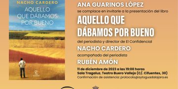 Nacho Cardero, director de El Confidencial, presentará en Guadalajara su libro ‘Aquello que dábamos por bueno’
