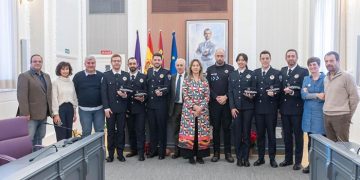 Seis nuevos agentes de la Policía Local toman posesión del cargo en el Ayuntamiento de Guadalajara