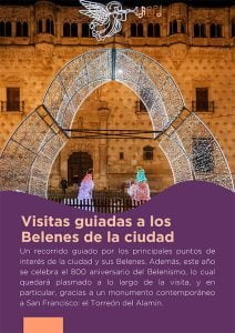Talleres en familia y visitas guiadas por los Belenes organizadas por Turismo para esta Navidad en Guadalajara