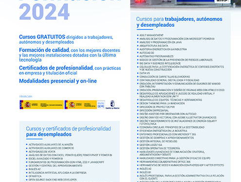 Un total de 70 nuevos cursos conforman la programación gratuita de CEOE-Cepyme Guadalajara para 2024 1 Un total de 70 nuevos cursos conforman la programación gratuita de CEOE-Cepyme Guadalajara para 2024