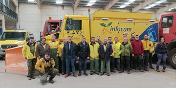 Una veintena de trabajadores de GEACAM se forman para mejorar el servicio invernal que prestan a 85 municipios de la Serranía de Cuenca