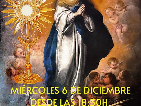 Vigilia dedicada a la Virgen de la Inmaculada en Leganiel dentro del año jubilar