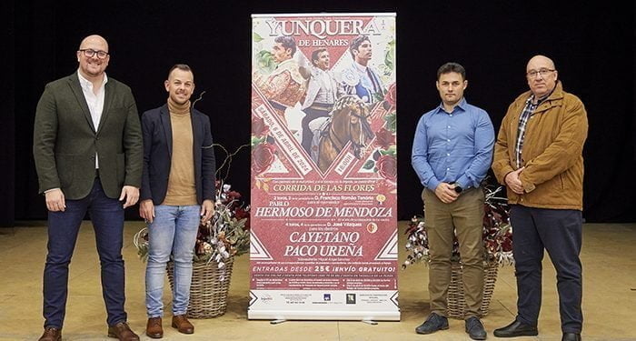 Yunquera de Henares celebrará su primera Corrida de las Flores con Pablo Hermoso de Mendoza, Cayetano y Paco Ureña 1 Yunquera de Henares celebrará su primera Corrida de las Flores con Pablo Hermoso de Mendoza, Cayetano y Paco Ureña