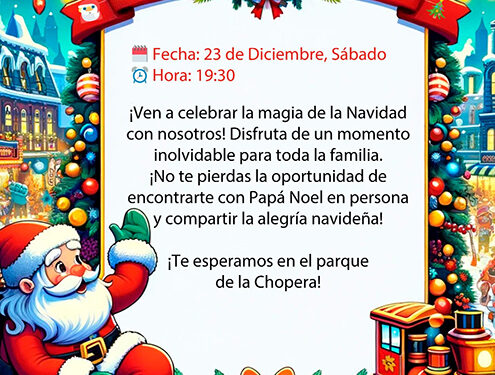 ¡Gran visita de Papá Noel a Huete!