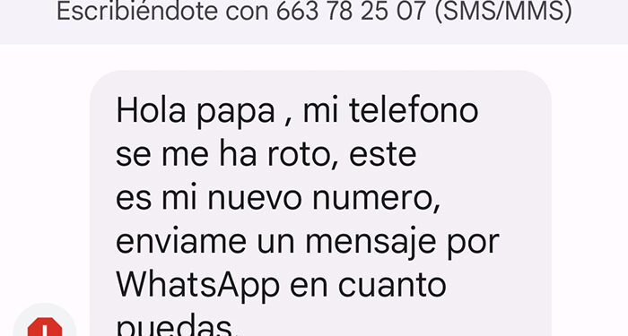 La Policía Nacional detiene a una persona en Cuenca y otra en Guadalajara en una operación contra la estafa del “hijo en apuros” 1 ¿Conoces la estafa del engaño del hijo en apuros Miles de mensajes se han enviado desde Guadalajara