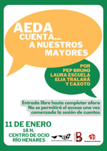 Azuqueca repite como sede de la asamblea anual de Profesionales de la Narración Oral en España (AEDA)