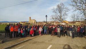 Campiñeando se alía con el buen tiempo para recorrer los 14 kilómetros entre Casa de Uceda y Fuentelahiguera de Albatages