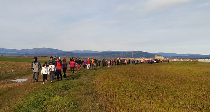 Campiñeando se alía con el buen tiempo para recorrer los 14 kilómetros entre Casa de Uceda y Fuentelahiguera de Albatages