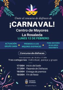 El Ayuntamiento de Guadalajara organiza un baile-concurso de disfraces para celebrar Carnaval 
