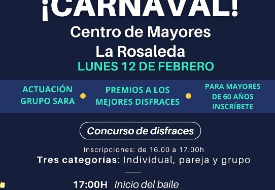 El Ayuntamiento de Guadalajara organiza un baile-concurso de disfraces para celebrar Carnaval