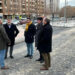 Dolz y Cavero visitan las obras de urbanización del entorno de la antigua harinera, en avenida Hermanos Becerril