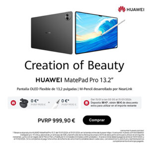 Huawei lanza el MatePad Pro 13.2, la nueva Tablet ultraligera y elegante que se convierte en la compañera perfecta para la creatividad y la productividad