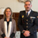 La alcaldesa, Ana Guarinos junto al comisario Luis Jesús Esteban