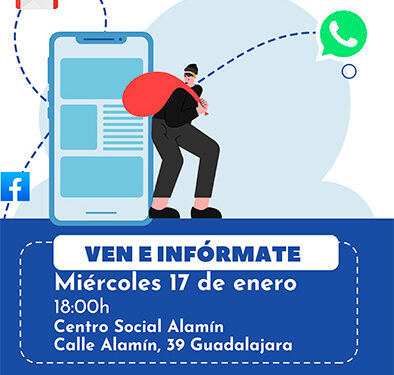 La Policía Local de Guadalajara ofrecerá charlas a personas mayores para prevenir estafas informáticas a través del móvil
