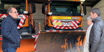 La subdelegada del Gobierno visita el Centro de Conservación de Carreteras de Cuenca