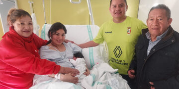 Matías Alonso, el primer bebé nacido en el Hospital Universitario de Guadalajara en este 2024