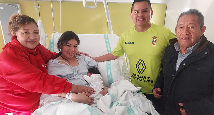Matías Alonso, el primer bebé nacido en el Hospital Universitario de Guadalajara en este 2024