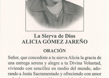 Nuevo paso en la causa de canonización de la Sierva de Dios Alicia Gómez Jareño