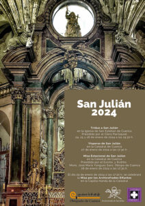 Cultos en honor a San Julián, patrón y obispo de Cuenca, este enero de 2024