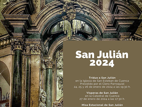Cultos en honor a San Julián, patrón y obispo de Cuenca, este enero de 2024