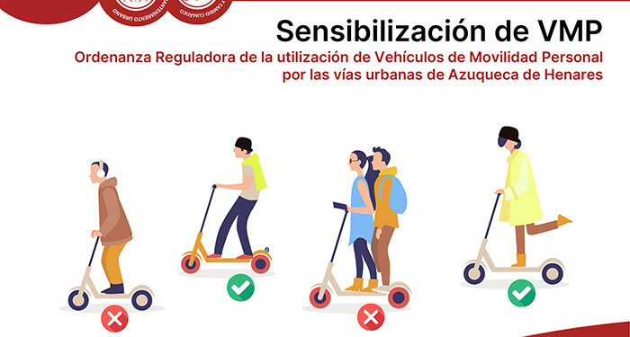 Nueva campaña sobre los Vehículos de Movilidad Personal en los institutos de Azuqueca