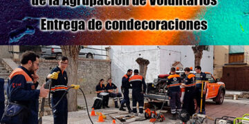 Acto por el XXX Aniversario de Protección Civil de Huete y entrega de condecoraciones a voluntarios