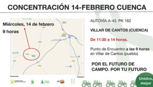 ASAJA, COAG, UPA y Cooperativas Agro-alimentarias de Castilla-La Mancha piden unidad de acción para defender los intereses de agricultores y ganaderos