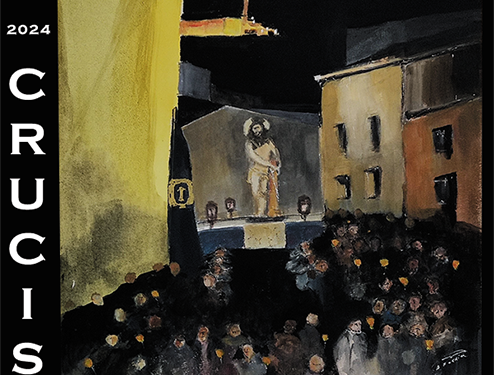 Primer viernes de Cuaresma, un nuevo Vía Crucis por San Antón 1 Cartel Via Crucis Amarrado 2024 - Diego Forriol