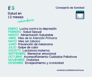 Castilla-La Mancha pone en marcha “Salud en 12 meses”, una nueva iniciativa para la prevención y promoción de la salud
