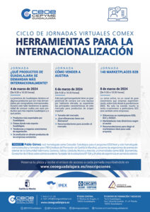 CEOE-Cepyme Guadalajara organiza un nuevo ciclo de jornadas de comercio exterior en el mes de marzo