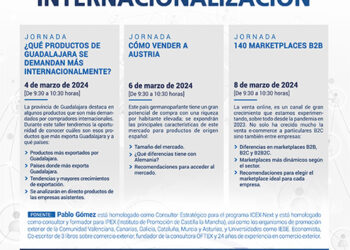 CEOE-Cepyme Guadalajara organiza un nuevo ciclo de jornadas de comercio exterior en el mes de marzo