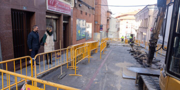Comienzan las obras de mejora de la calle Cervantes y otras adyacentes con una inversión de 1.271.449 euros