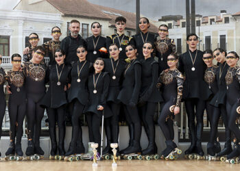 Doble oro para Guadalajara en el Campeonato de Castilla-La Mancha de Show de patinaje