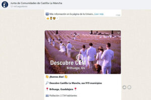El canal oficial en Whatsapp del Gobierno de Castilla-La Mancha suma cerca de 1.400 seguidores desde su puesta en marcha