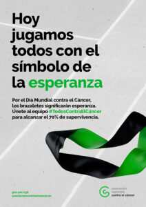 el Club Deportivo de Balonmano Guadalajara se suma a la iniciativa “Brazaletes de esperanza” de la Asociación Española Contra el Cáncer