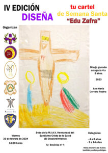 El concurso nazareno de dibujo ‘Diseña tu cartel de Semana Santa “Edu Zafra”’ duplica las hermandades participantes