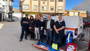 El Gobierno regional entrega al Ayuntamiento de Motilla del Palancar material de emergencias para la Agrupación de Protección Civil