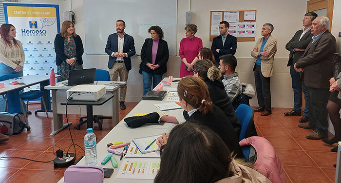 El Gobierno regional financia la formación de 90 personas a través de los cursos de Formación para el Empleo de la Fundación Hercesa
